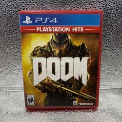 Doom Sony PlayStation 4 PS4 Greatest Hits, TESTED & WORKING!