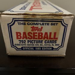 Baseball Cards- 1985 Topps Set