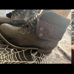 Lace Combat Boots-Rock & Candy