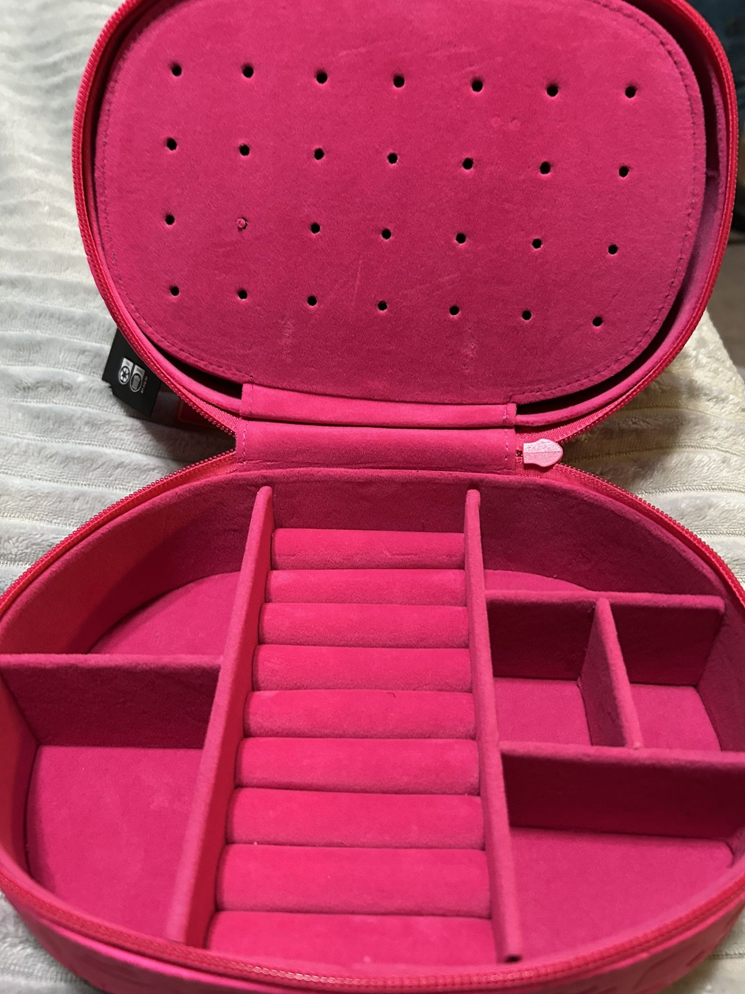 Barbie x Typo Jewellery Case In Sizzle Pink - New With Tags