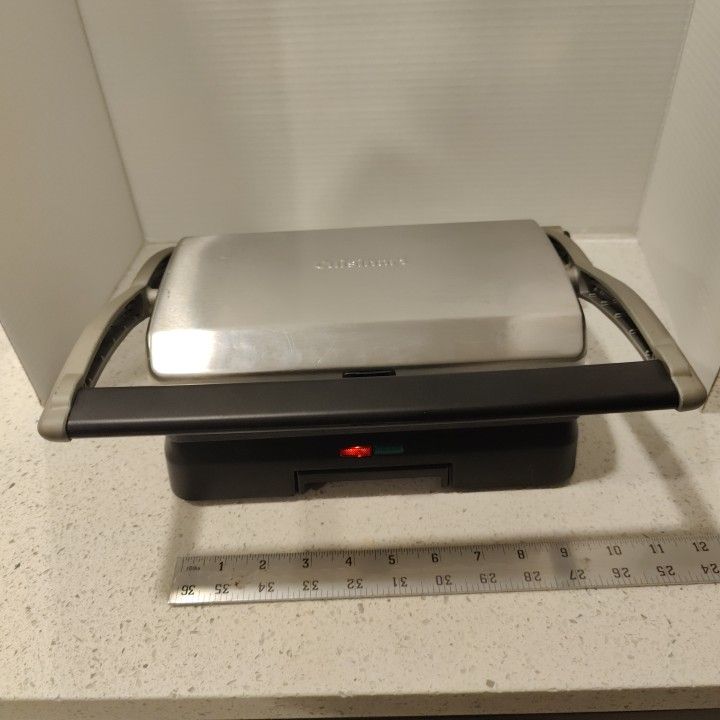 Cuisinart GR-5BP1 60W Electric Griddles Panini Press Indoor Grill Silver