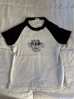 Brandy Melville Heaven Sent raglan baby tee