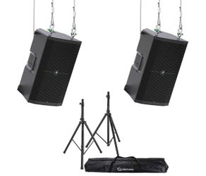 Mackie Thump 15-Inch PA Speaker DJ Package with Stands and Bag