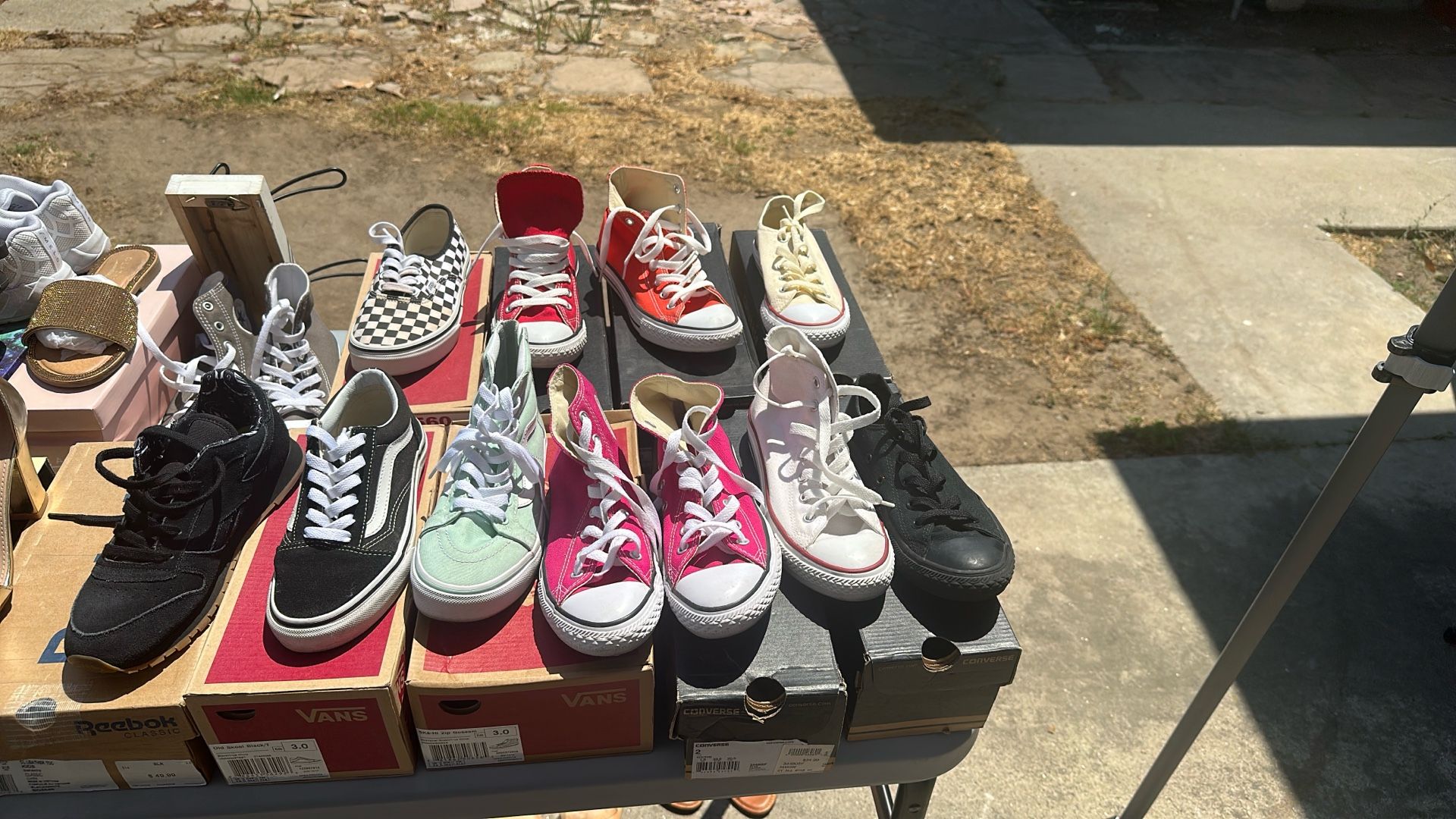 Kids Chucks And Vans Size 2Y And 3y