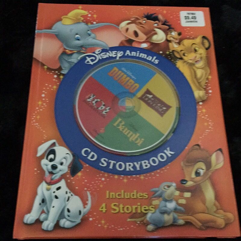 Disney animals CD story book