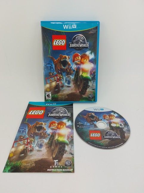 Lego Jurassic World (Nintendo Wii U) Game and Case