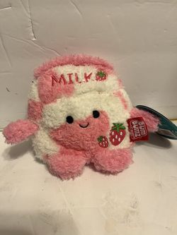 Bum Bumz 4” Sunday the Strawberry Milk Plush Toy