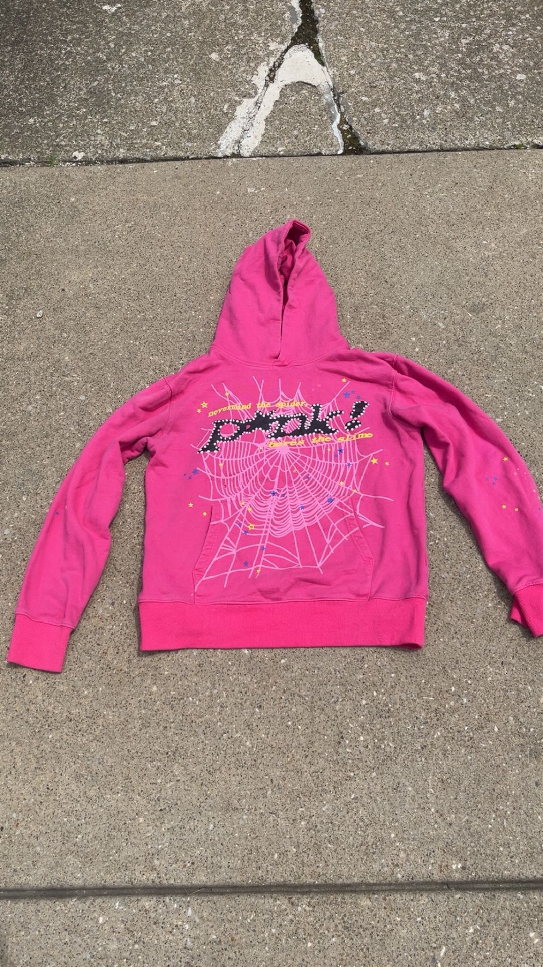 Spider Hoodie Pink
