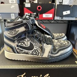 Jordan 1 Zoom CMFT 2 “Dia De Muertos” Sz 9.5 and 10.5 New