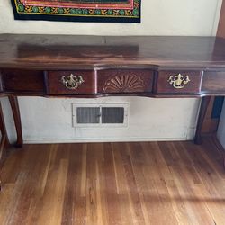 Solid Mahogany Clawfoot Desk