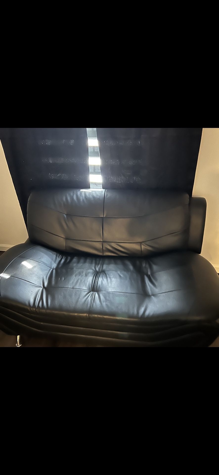 2 leather couch