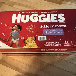 Huggies little Movers Diaper Size 6 (84ct)