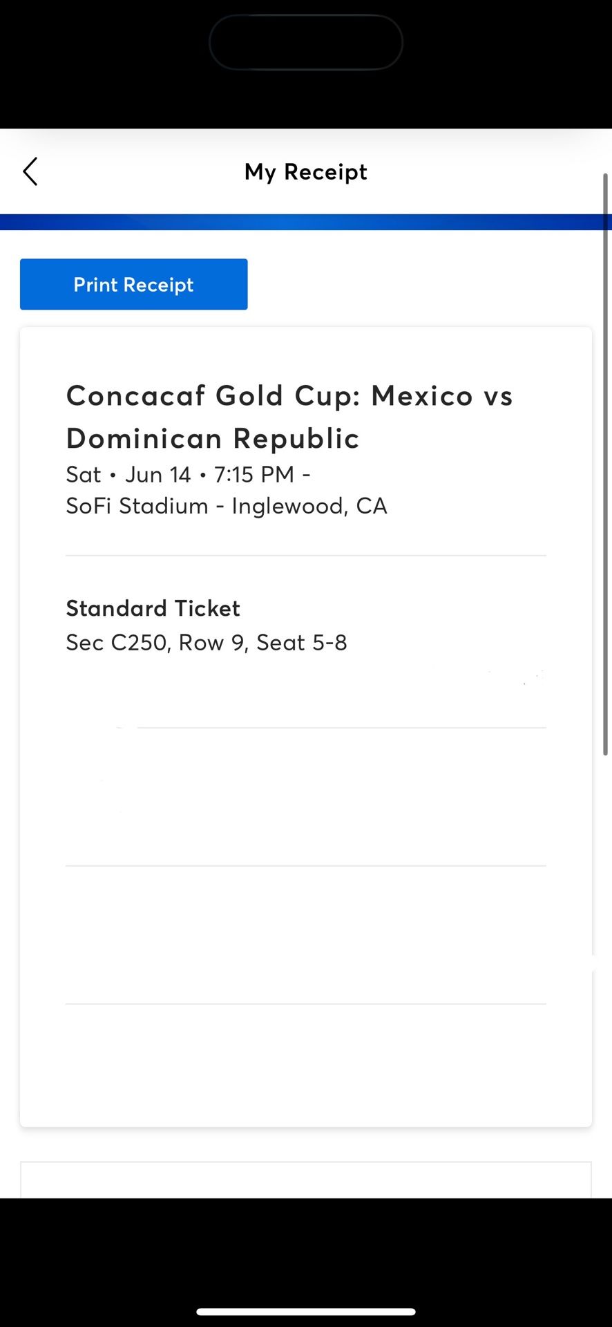 4 tickets for Mexico game