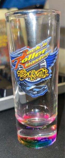 Rock n roll coaster shot glass