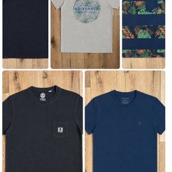 Men’s Medium Y2K Tee and Tank Bundle Volcom, Matix & Quiksilver