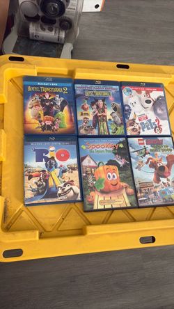 Lot of 6 Kids Blu-ray Movies