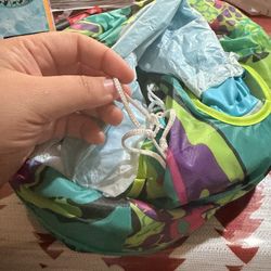 SwimWays Hydro Spring Hoops, Pool Toy, Inflatable Pool Game Basketball Set