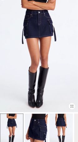 Fashion nova denim skirt