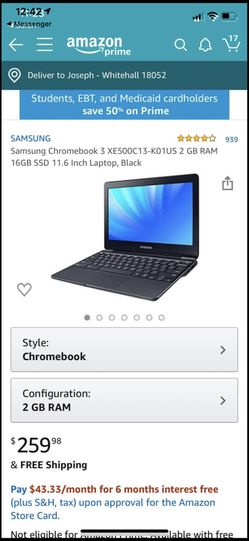 Samsung chromebooks (back in stock)