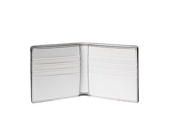 MICHAEL Michael Kors Bifold Wallet With Logo Print in White for