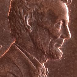 1988 RB DOUBLE Ear Lincoln Cent 
