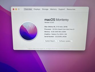 Apple iMac Desktop 2019