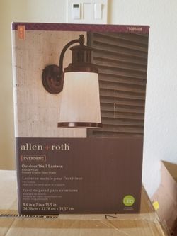 Brand New Allen Roth Outdoor Wall Light