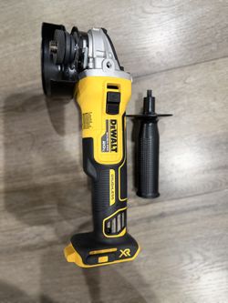 DEWALT 20V MAX XR Cordless Brushless 4.5 in. Slide Switch Small Angle Grinder with Kickback Brake (Tool Only)