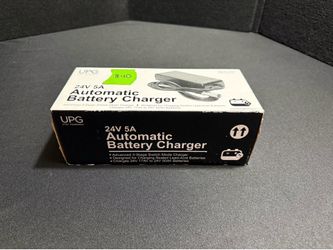 UPG 24V 5A Automatic Battery Charger NEW