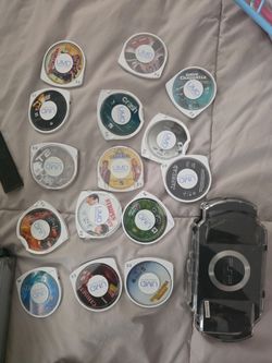 Sony PSP with 15 UMD Movies Bundle