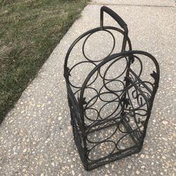 Heavy Metal Freestanding Wine Rack
