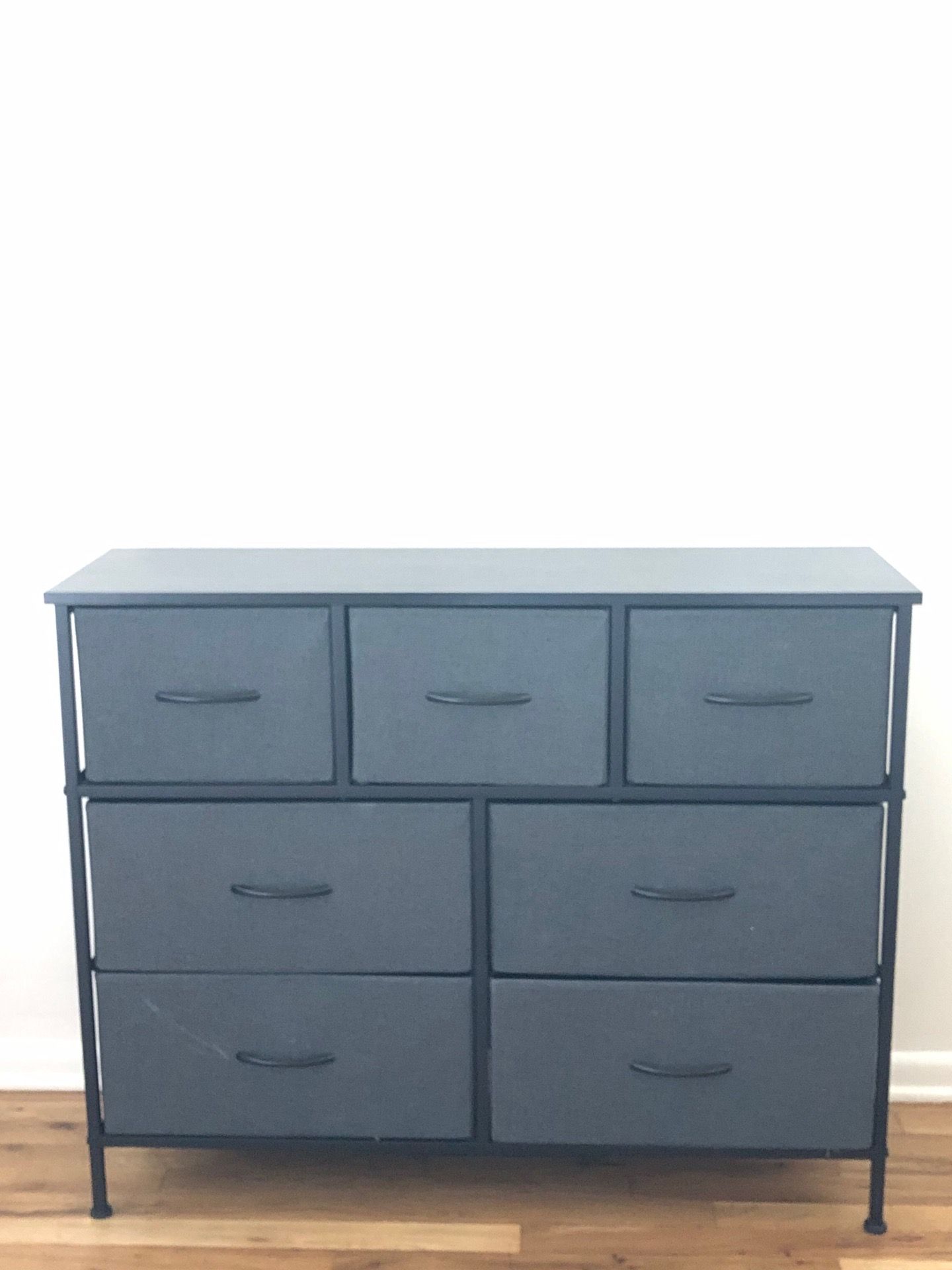 Sturdy Dresser with Fabric Drawers