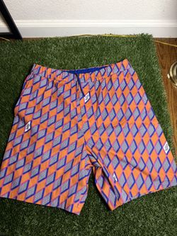 Louis Vuitton Diamond Damier Drawstring Shorts with The RealReal Tag