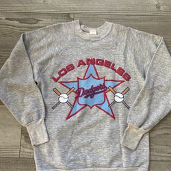 Vintage 1980s La Dodgers Crewneck large 