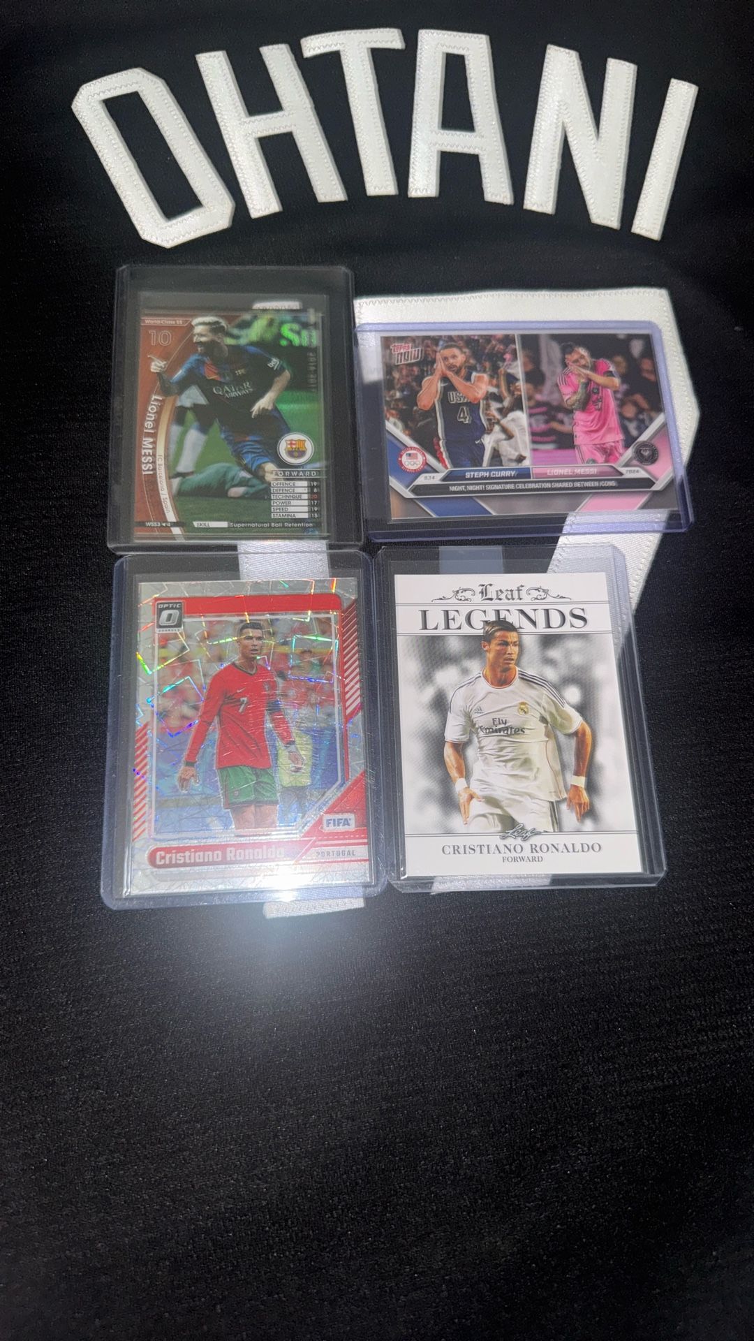 2015/24 Soccer Topps/Optic/Leaf Ronaldo/Messi/Curry Insert/Parallel Card Lot!!