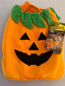 Top Paw Pumpkin Halloween Dog Costume Medium