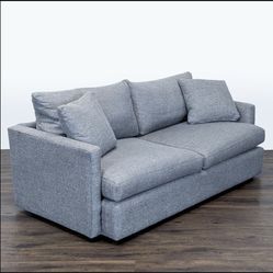 *Free Delivery* Gray Crate & Barrel Couch Sofa 3 Seater