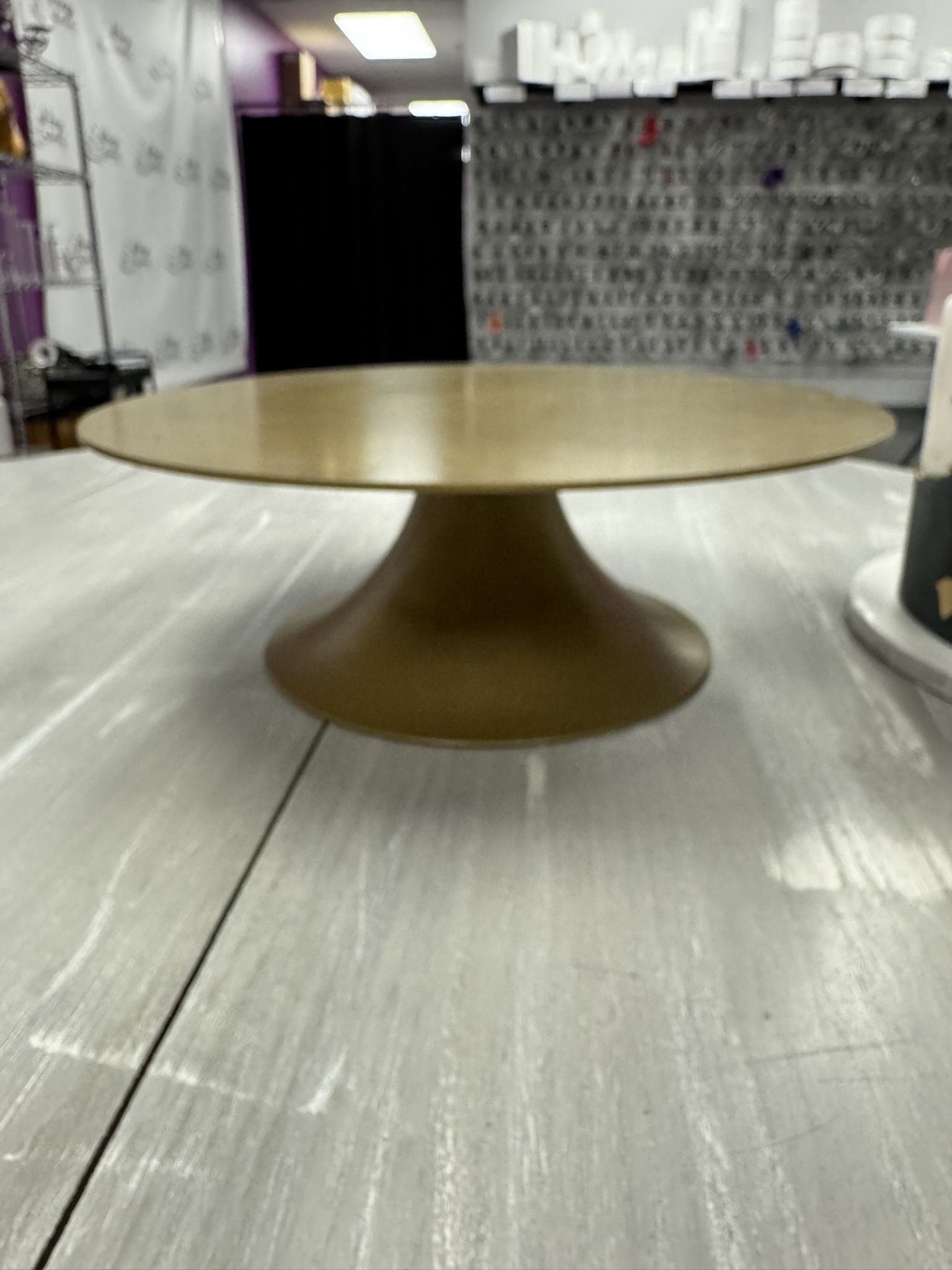 Wedding Cake Stand- 14” Gold