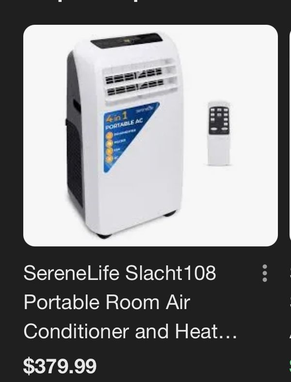 Portable Air Conditioner And Heater - Compact Home Ac Cooling And Heating Unit
