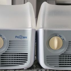Set of two ProCare humidifiers 