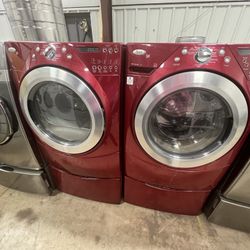 Whirlpool “RED” Frontload Washer Dryer 