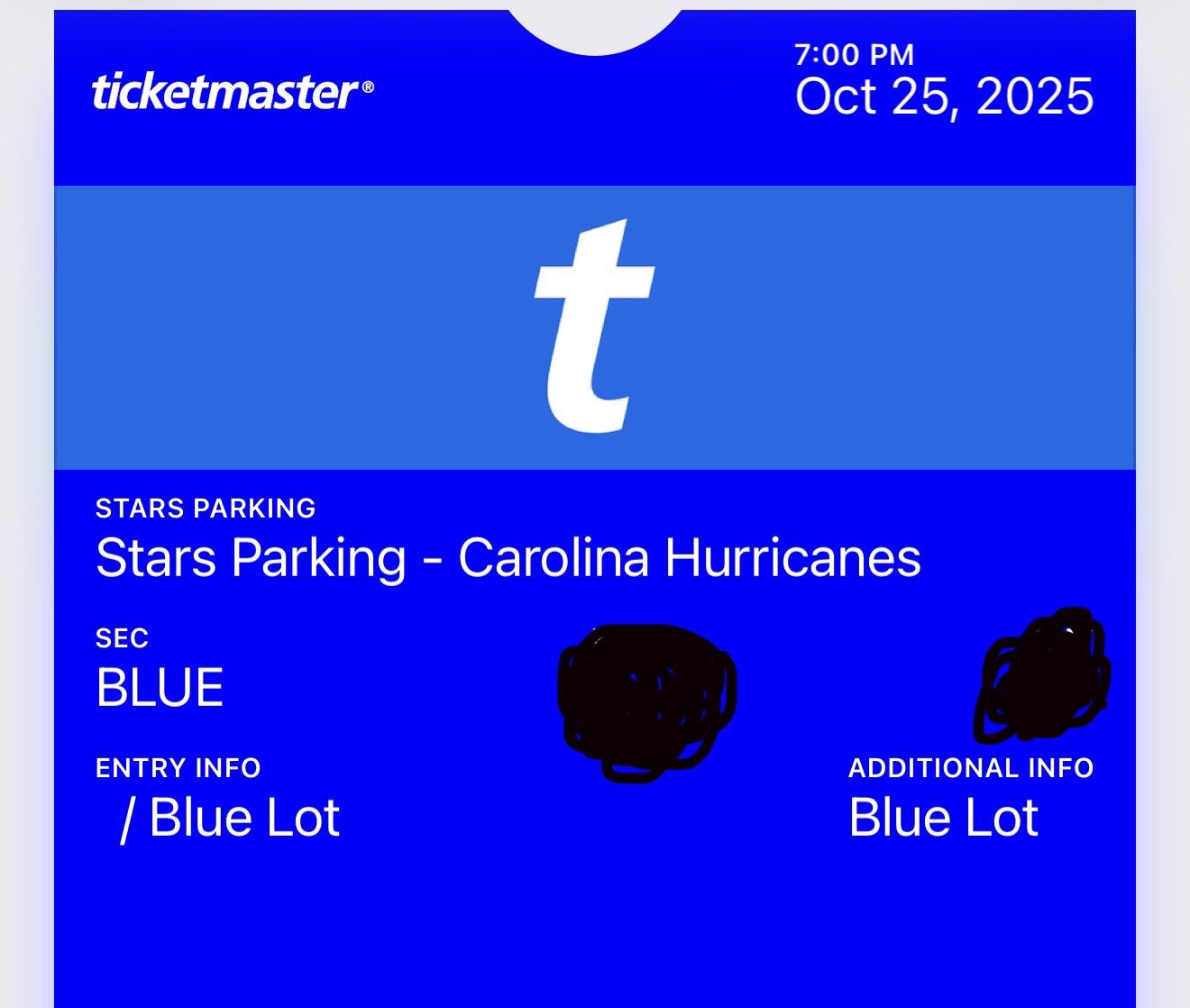 Dallas Stars V Carolina Hurricanes Parking