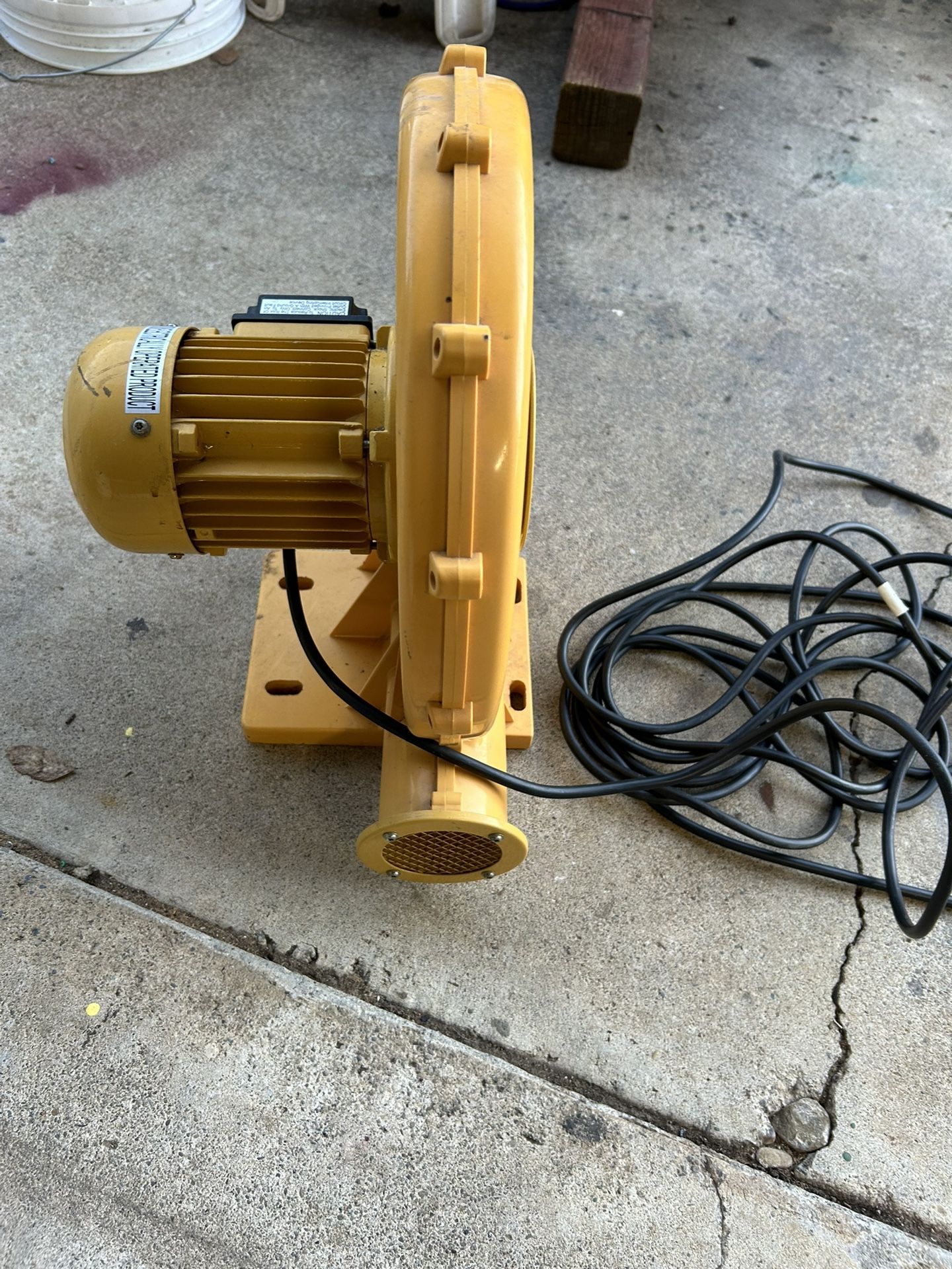 650W Bounce House Blower Fan 0.9HP 4" Outlet