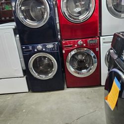 Refurbished appliances, free warranty refrigerators , washers , dryers , stoves stackables