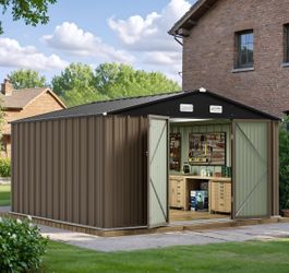 10x10 STORAGE METAL SHED