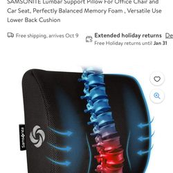 Low Back Support Pillow Memory Foam 