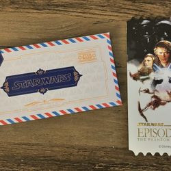 Star Wars Error Ticket With Envelope 