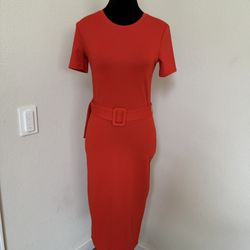 Zara Dress With belt  S