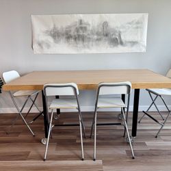 Dining Table or Desk - Repurposed Bowling Alley