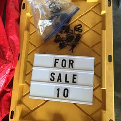 Sign With Interchangeable Letters